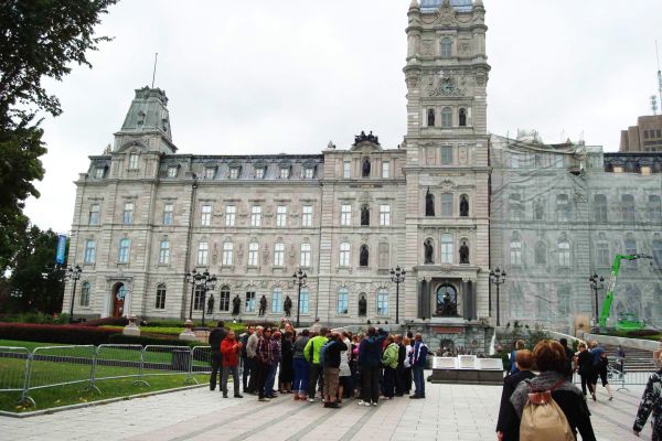Un bâtiment public à Québec