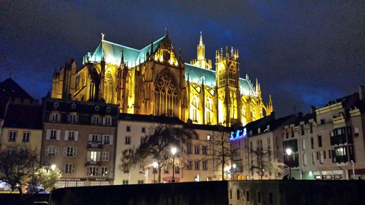 La cathédrale Saint Etienne de Metz aussi appelée Lanterne du Bon Dieu